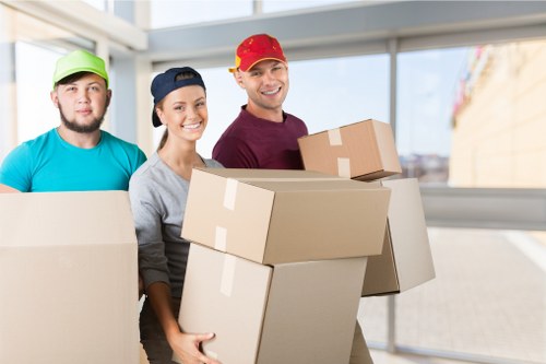 Office furniture and equipment preparation for a business move in Selsdon