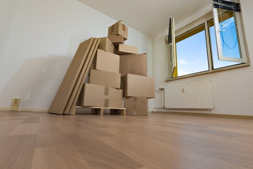 Commercial removals setup for a business move near Selsdon