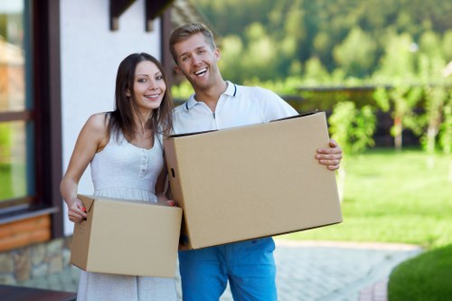 Van service helping with a residential move in Selsdon