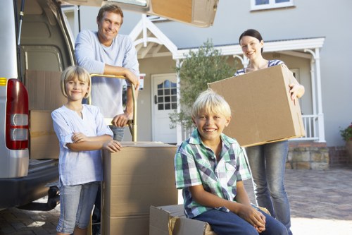 Donated household goods being prepared for charity reuse